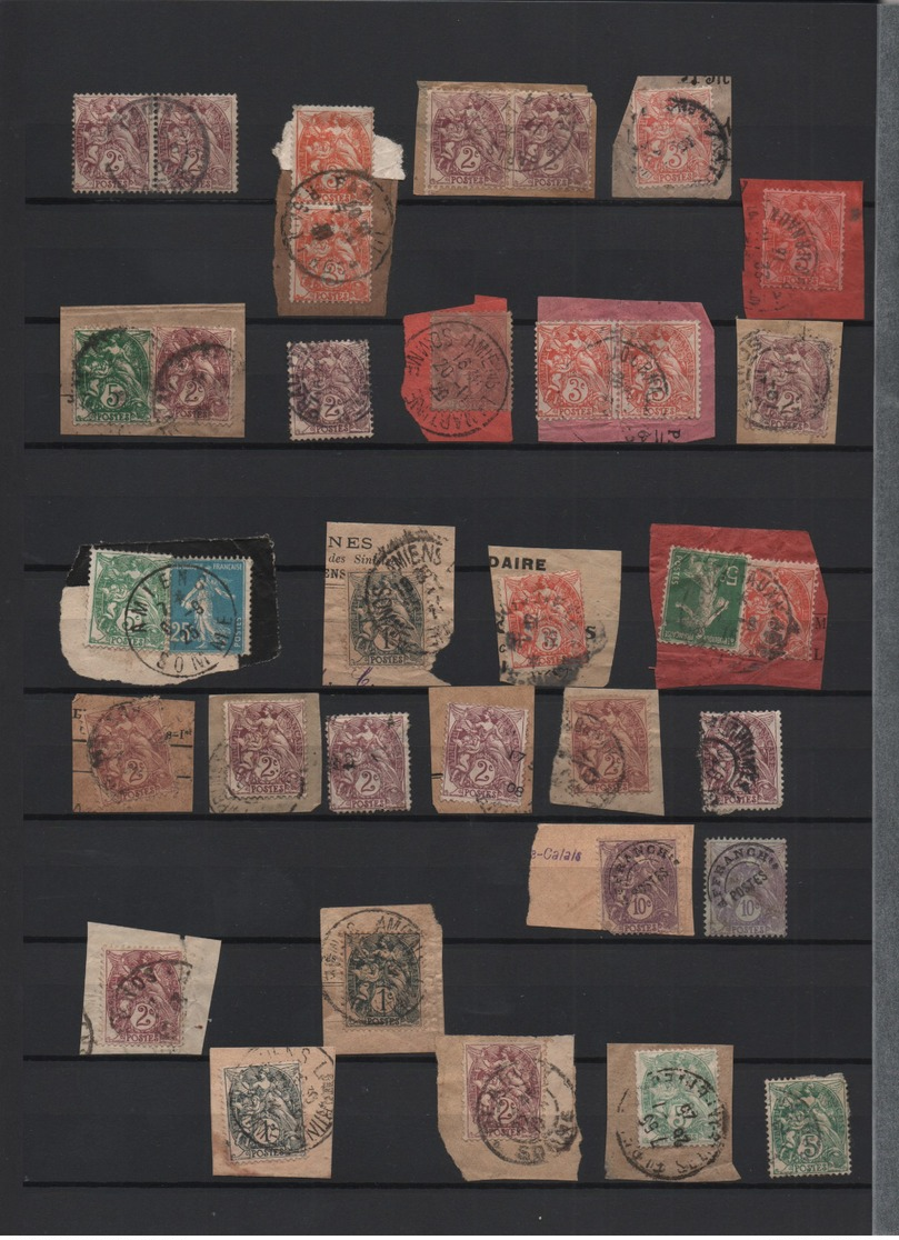 Pas de prix de réserve France 1871 Tiers XXème plus de 2000 timbres à étudier.