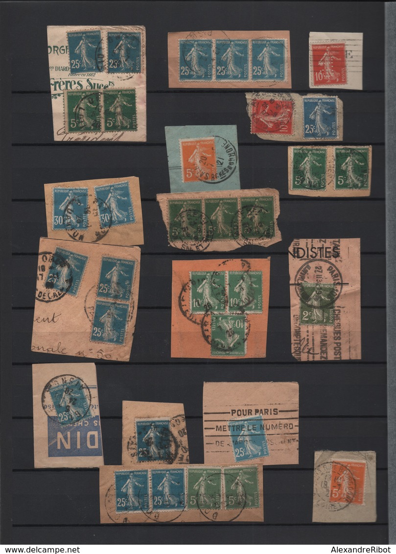 Pas de prix de réserve France 1871 Tiers XXème plus de 2000 timbres à étudier.