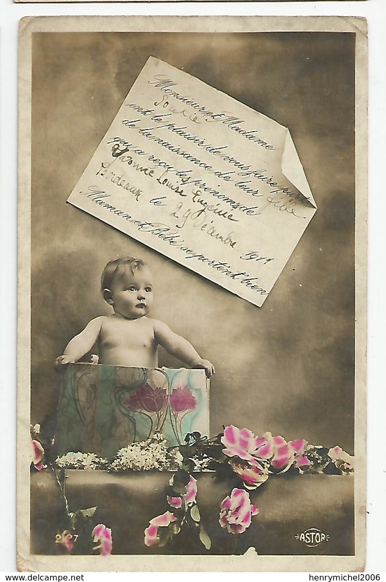 33 Bordeaux Naissance Enfant Nommé 1911 - Bordeaux