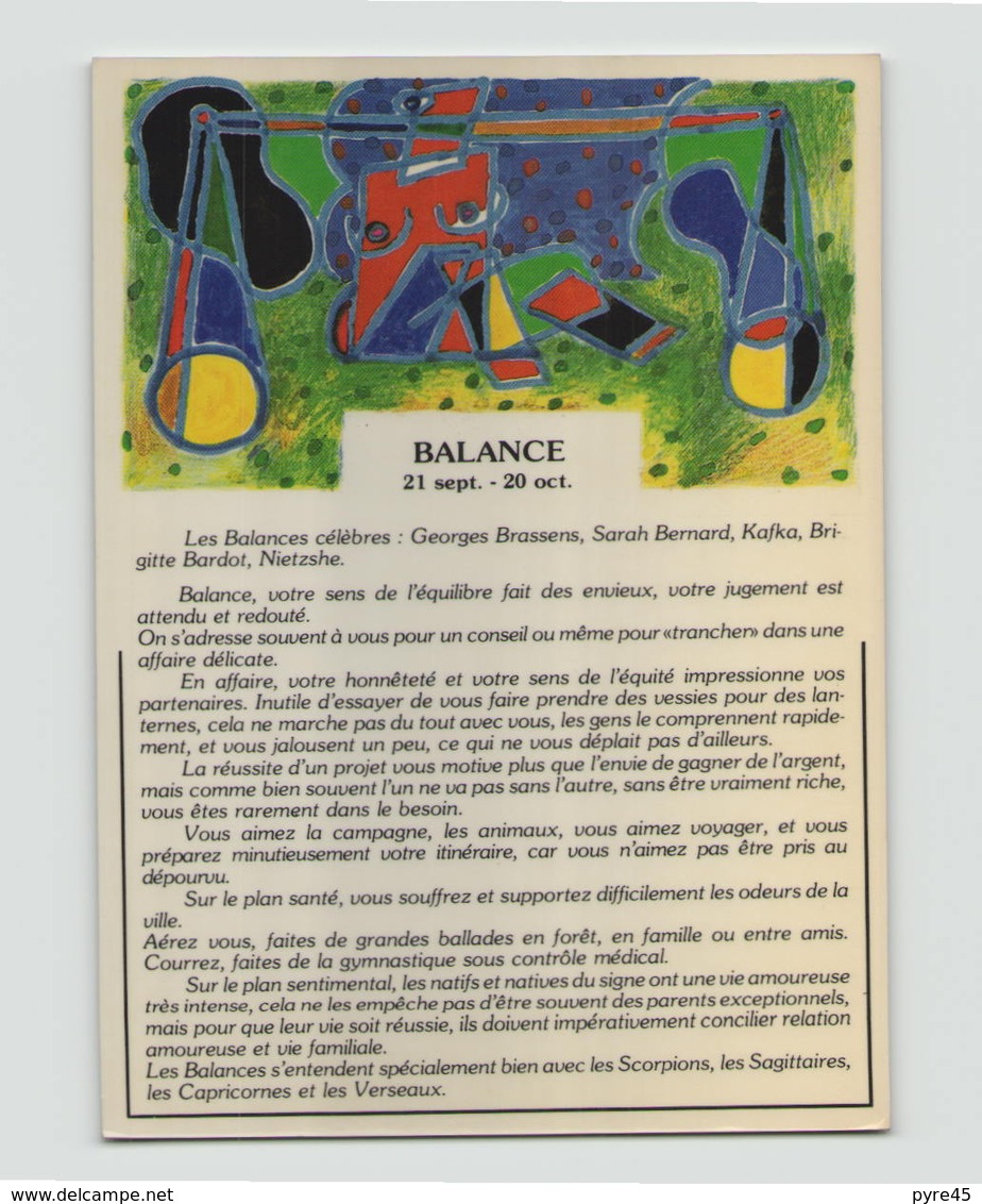 BALANCE - Astrologie