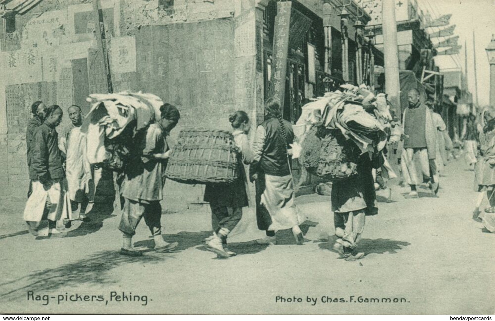 China, PEKING PEIPING, Native Rag Pickers (1910s) Postcard - China