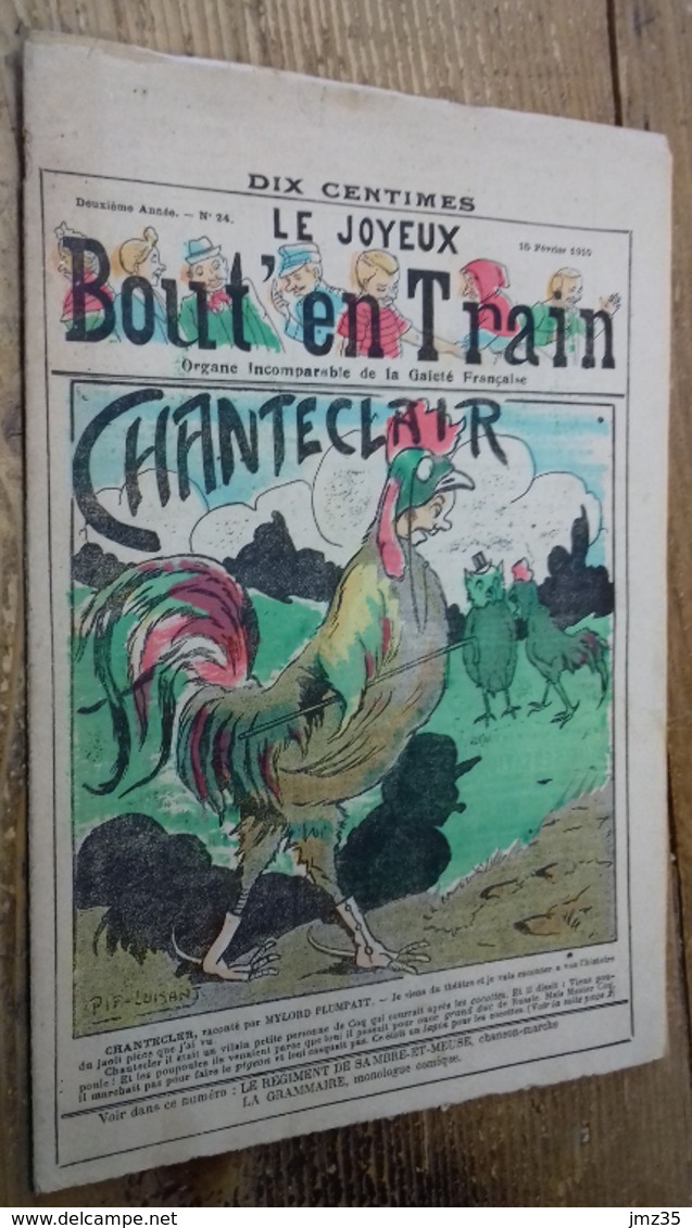 Le Joyeux Bout' En Train, N°24 : Chanteclair (15 Février 1910) - Autres & Non Classés