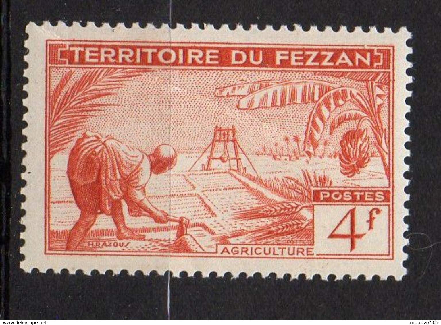 FEZZAN (  POSTE  ) : Y&T  N°  59  TIMBRE  NEUF  SANS  TRACE  DE  CHARNIERE . - Unused Stamps