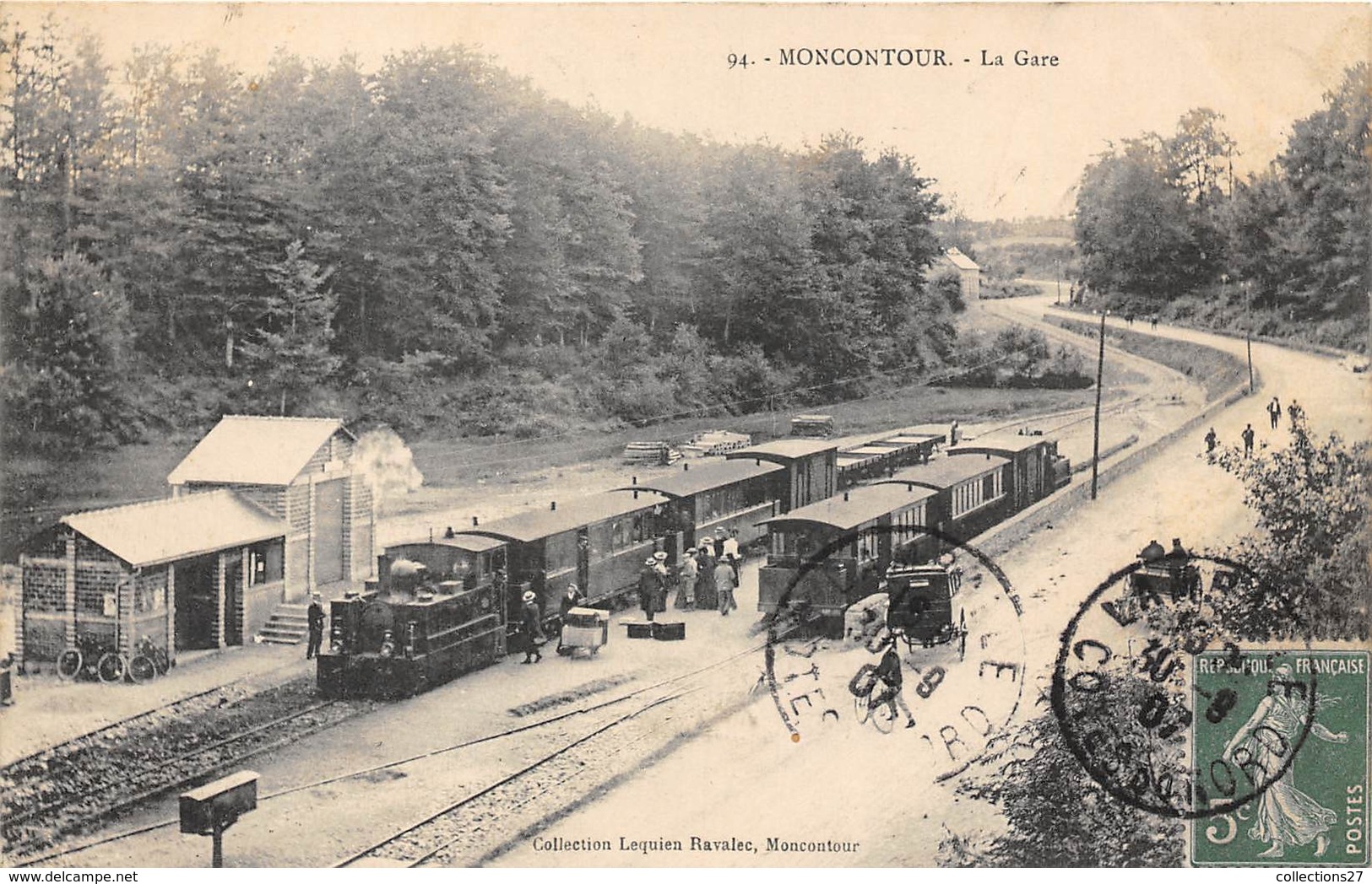 22-MONCONTOUR- LA GARE - Moncontour