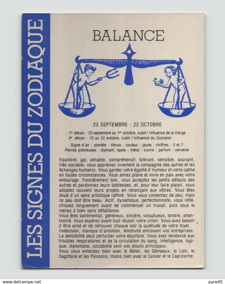 BALANCE - Astrologie