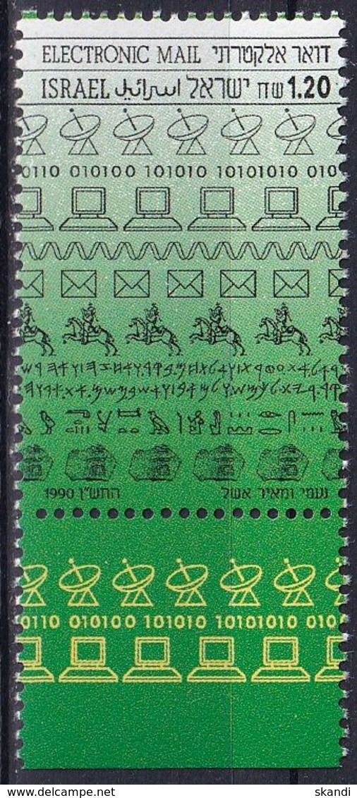 ISRAEL 1990 Mi-Nr. 1171 ** MNH - Ungebraucht (mit Tabs)