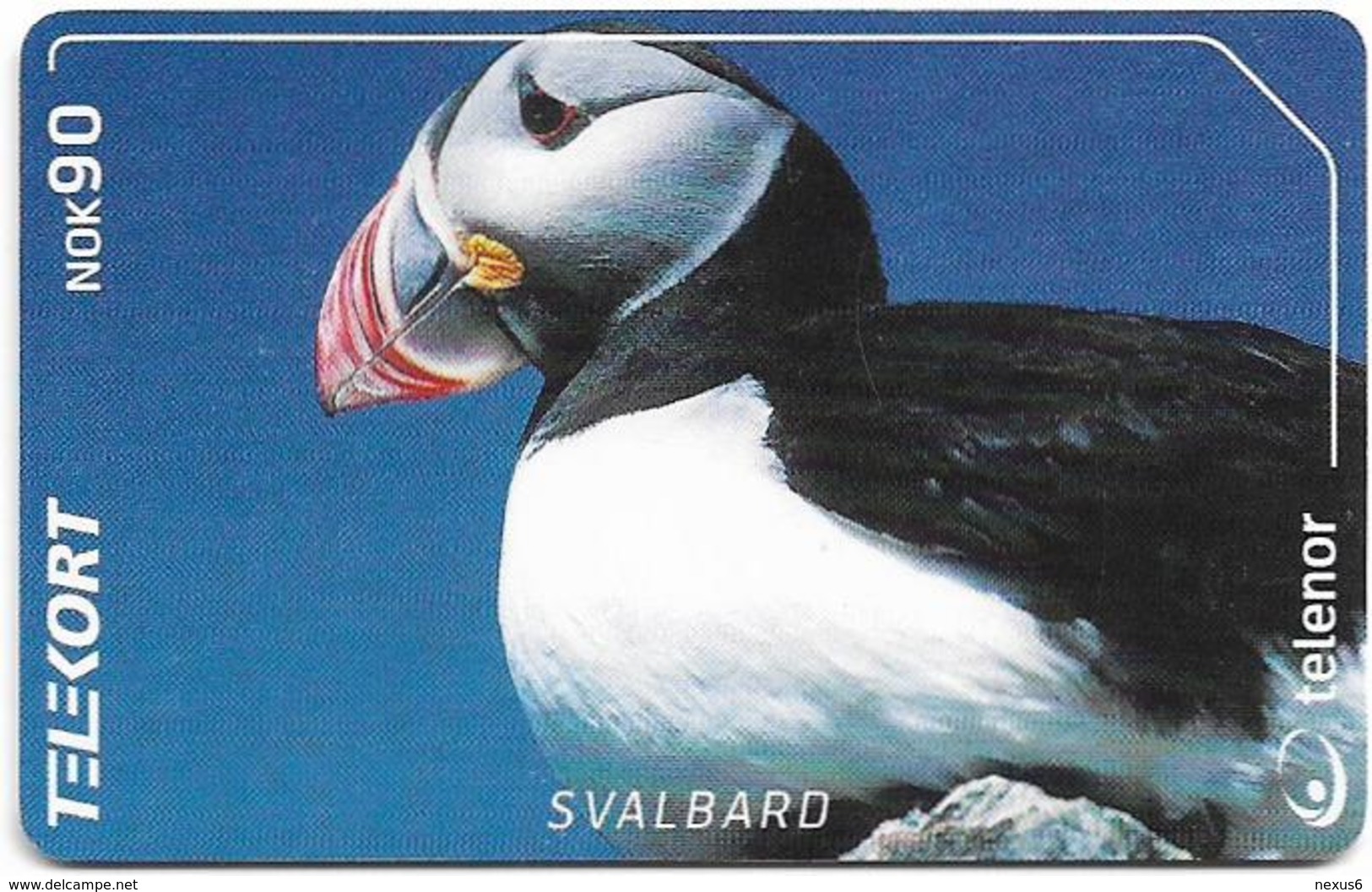 Svalbard - Telenor (Norway) - Fratercula Arctica Puffin - N-235 - 02.2002, 11.000ex, Used - Svalbard