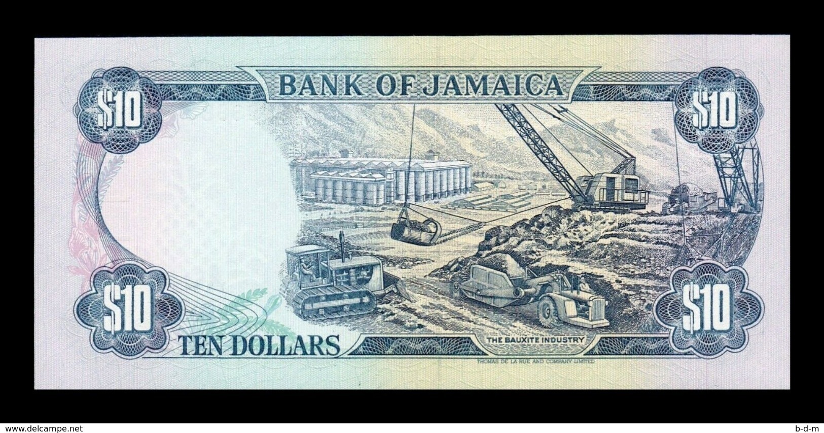 Jamaica Lot Bundle 5 Banknotes 10 Dollars 1994 Pick 71e SC UNC - Jamaica
