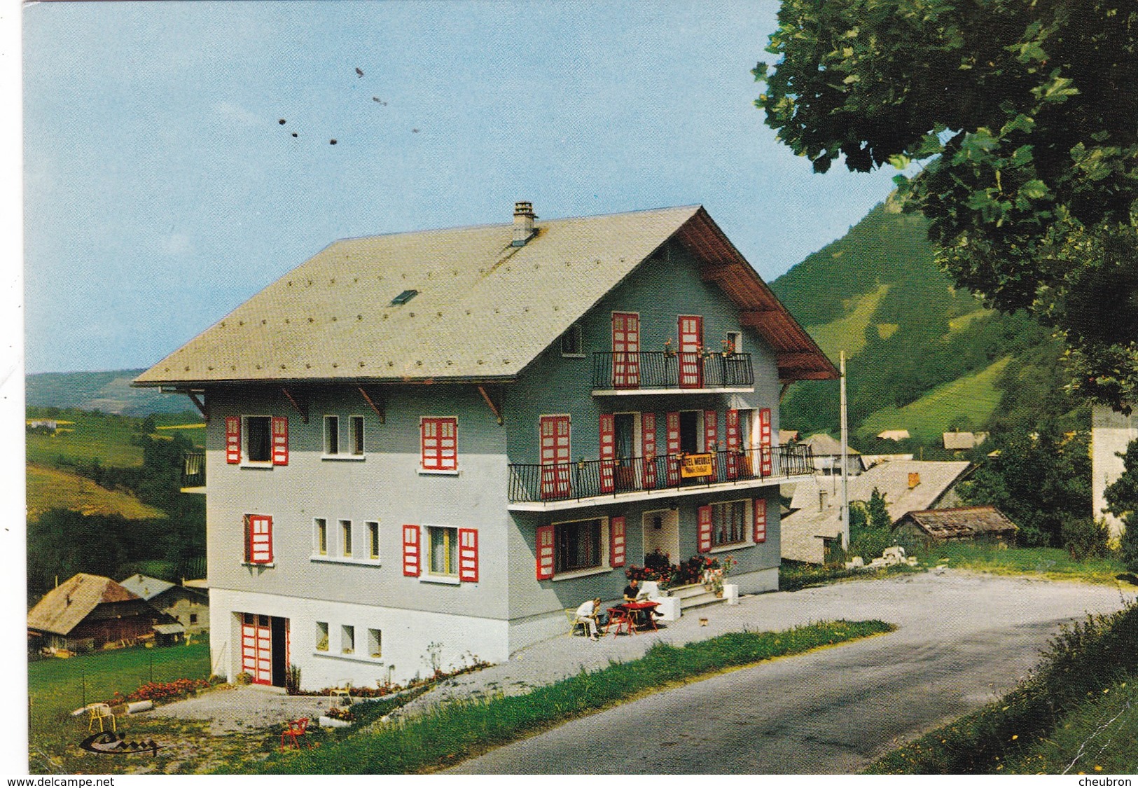 74. VACHERESSE. HOTEL PLEIN SOLEIL + TEXTE - Vacheresse