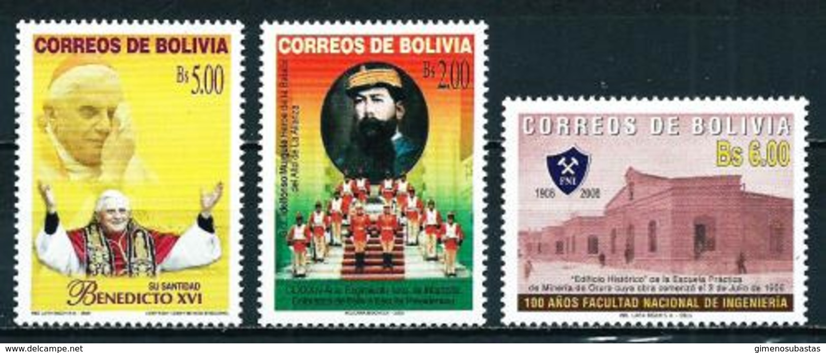 Bolivia Nº 1194-1199-1210 Nuevo - Bolivia