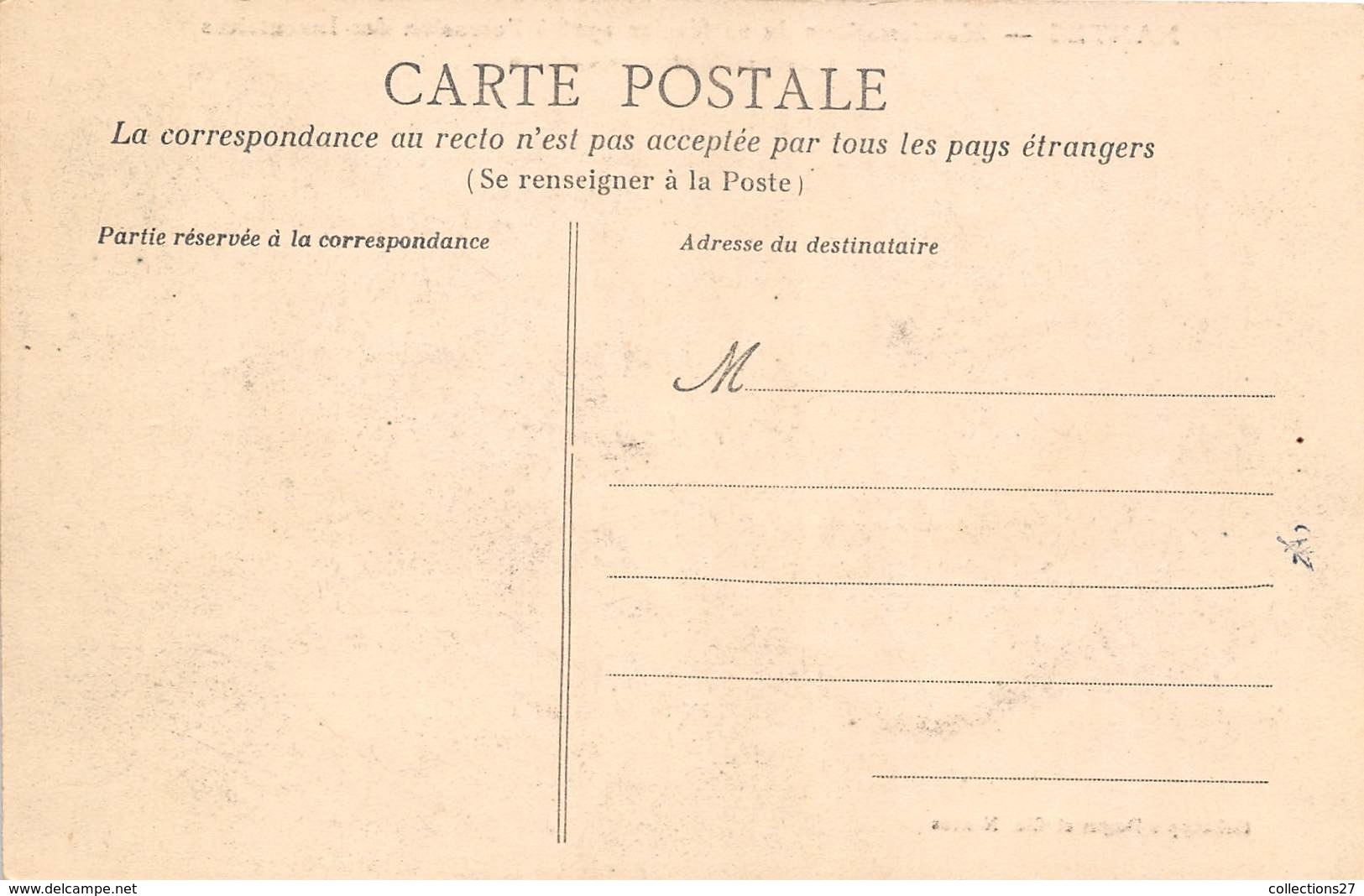 44-NANTES- MENIFESTATION DU 22 FEVRIER 1906 A L'OCCATION DES INVENTAIRES , L'EVÊQUE LISANT SA PROTESTATION - Nantes