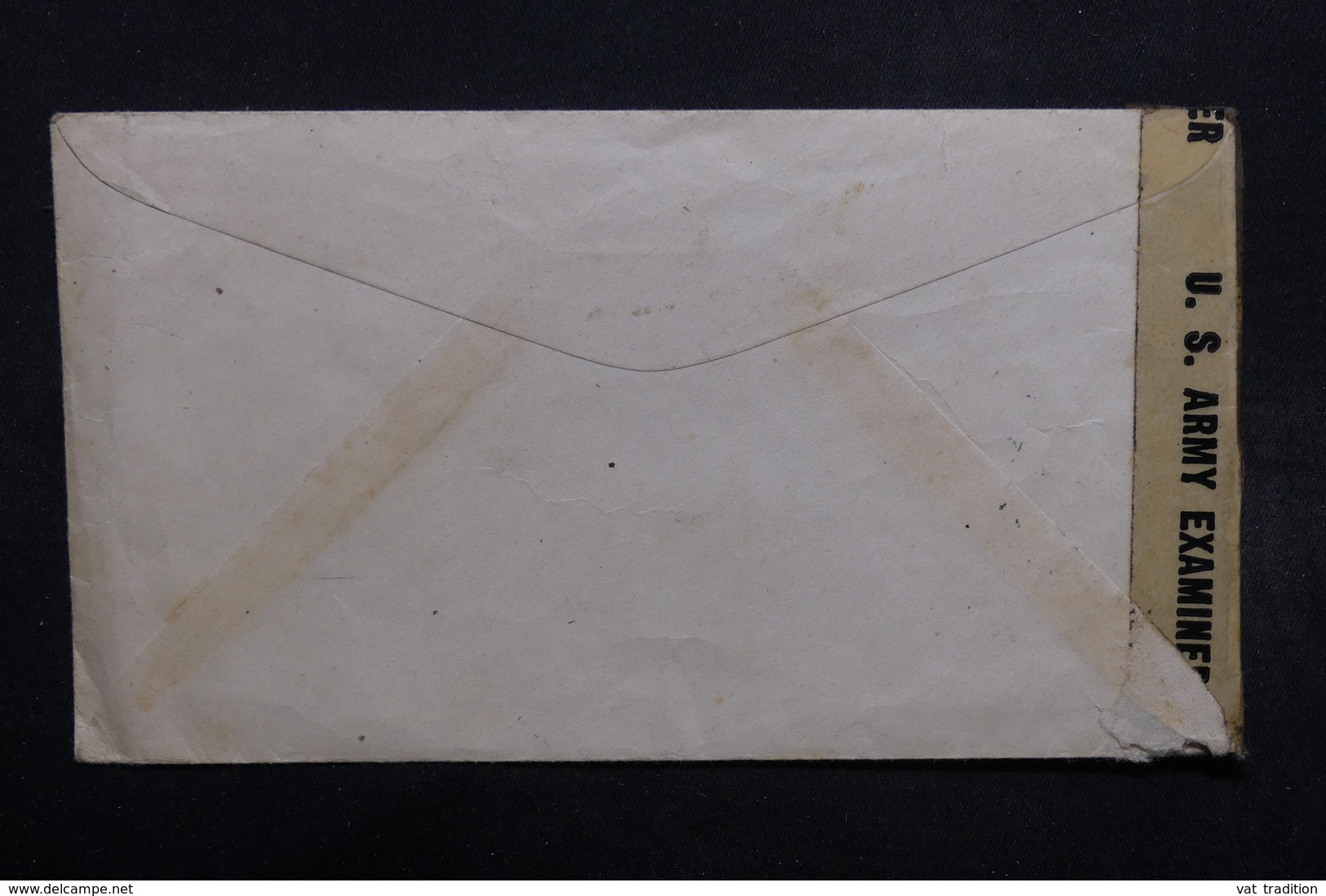 ETATS UNIS - Enveloppe En FM Pour La France ( Mézidon ) En 1945 Avec Contrôle Postal - L 32612 - Postal History