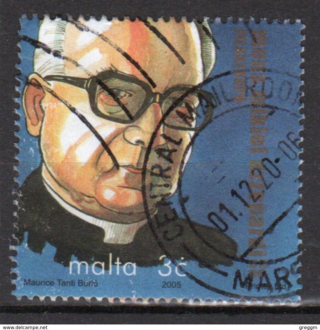Malta 2005 Single 3c Stamp To Celebrate Personalities. - Malta