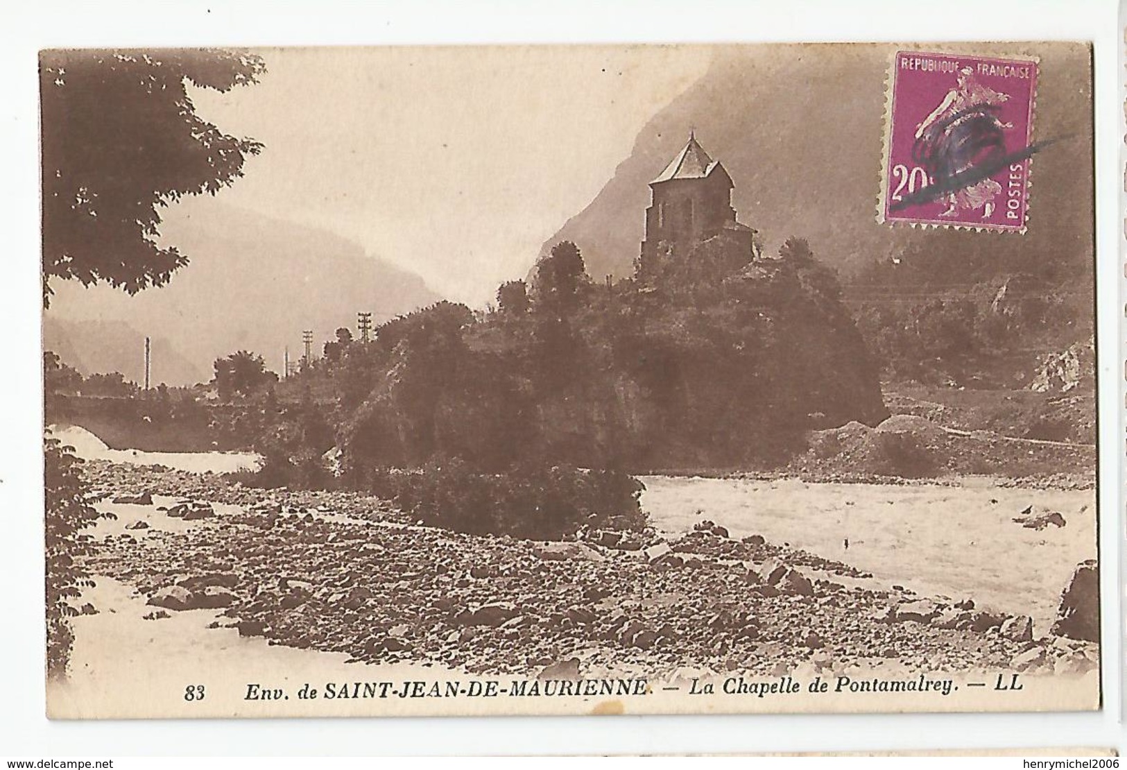 73 Savoie Env De St Jean De Maurienne La Chapelle De Pontamalrey N83 - 1932 - Saint Jean De Maurienne