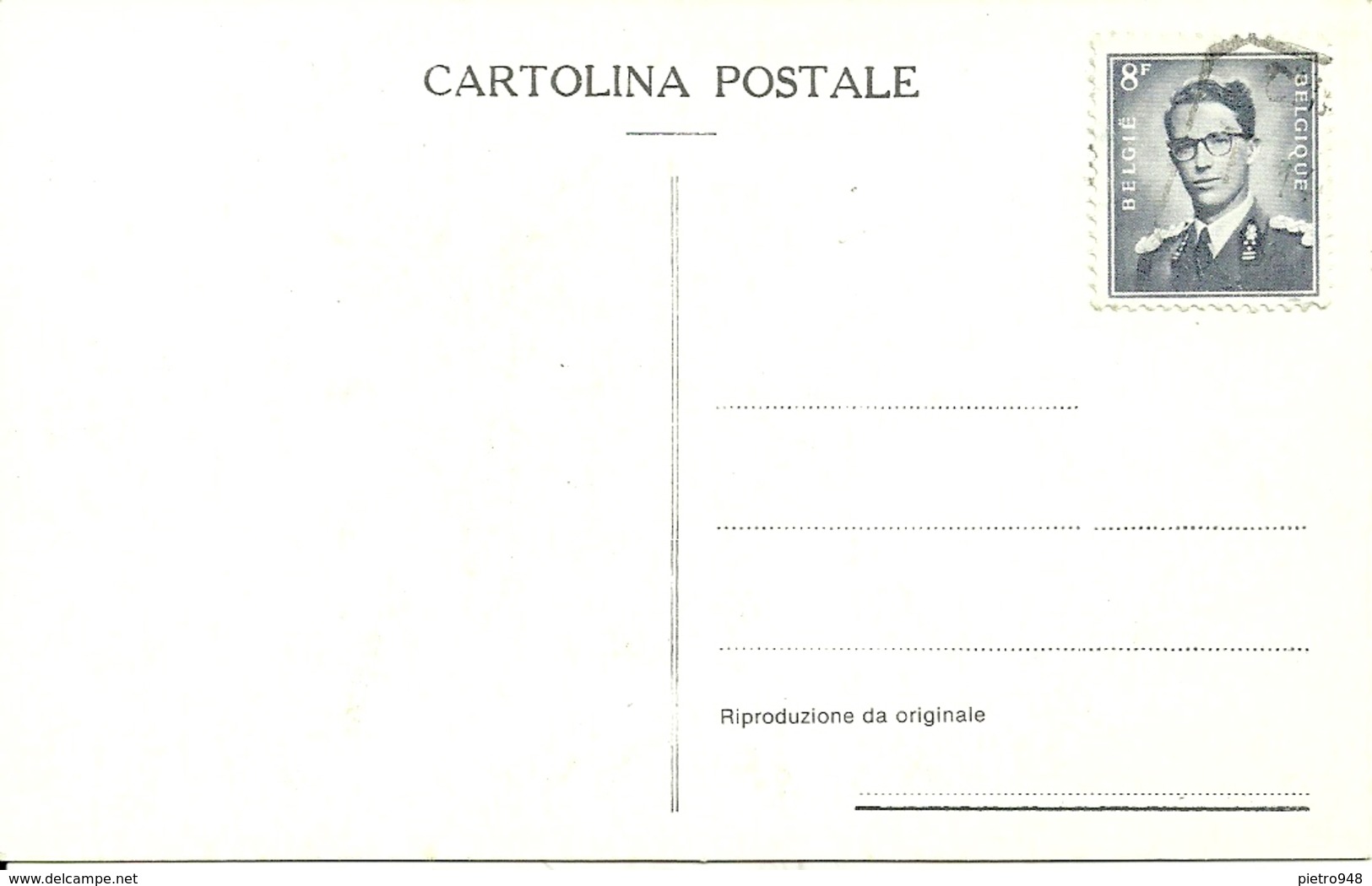 Napoli, Bambini "Mangiamaccheroni", Riproduzione A21, Reproduction, Stamp 8 F Belgique - Gruppi Di Bambini & Famiglie