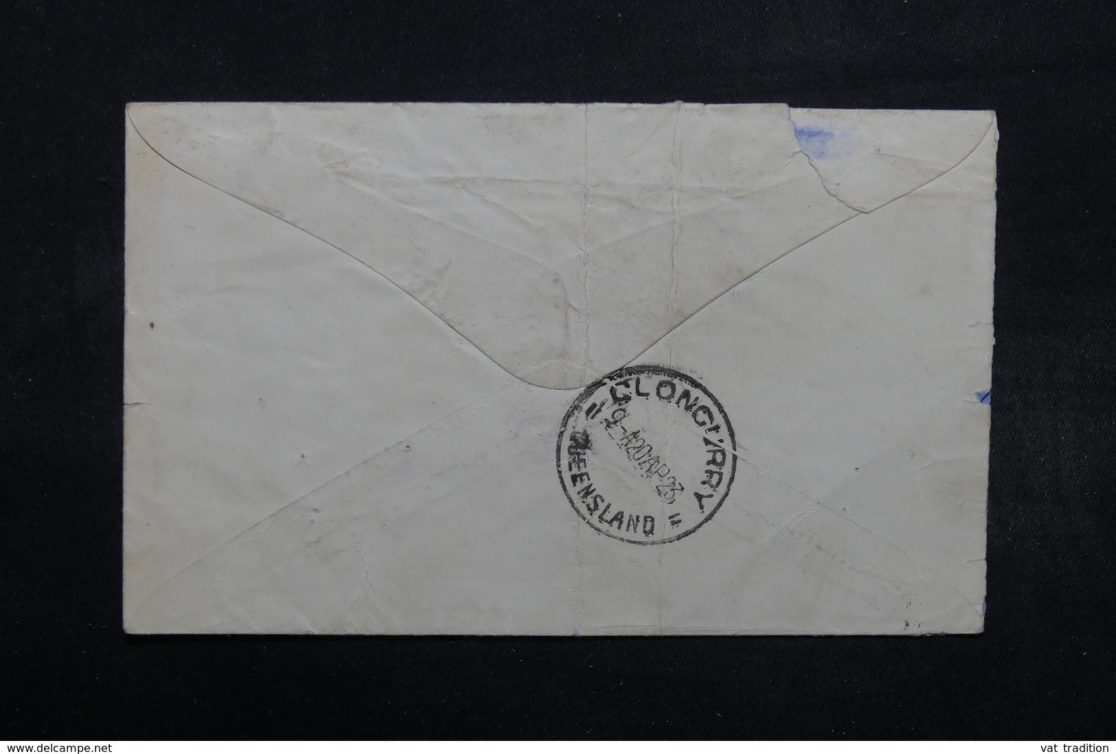 AUSTRALIE - Enveloppe De Cloncurry En 1923 Pour Cloncurry , étiquette Par Avion ? - L 32628 - Covers & Documents