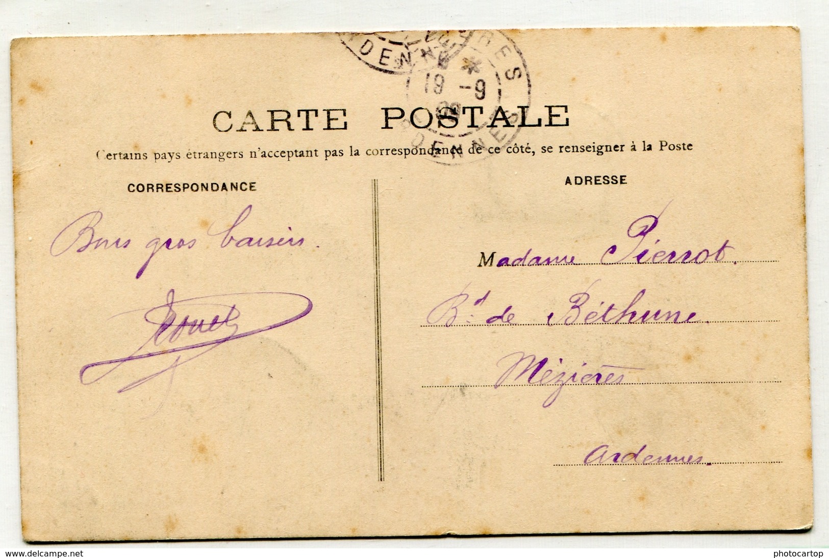 AUTRUCHE-1909-France-08- - Autres & Non Classés