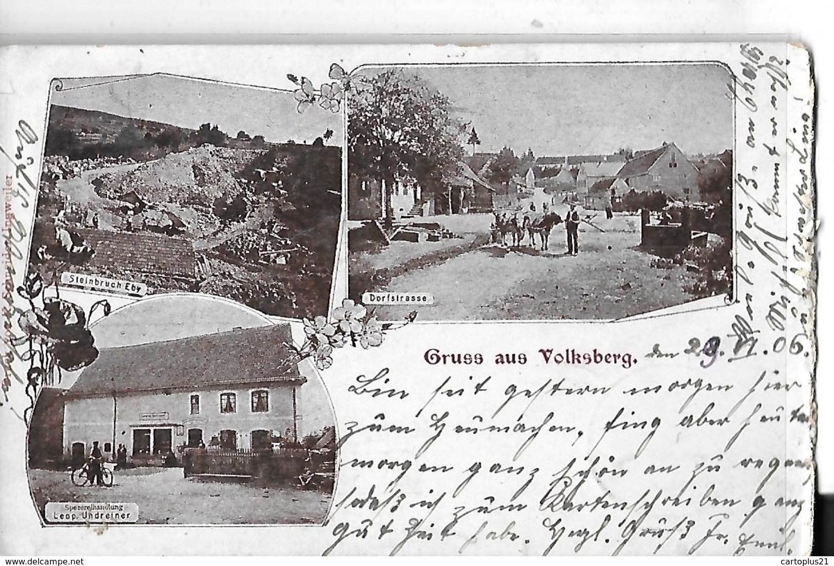 GRUSS AUS VOLKSBERG  3 VUES       2 Choix  Cote Droit  Hauteur   DEPT 67 - Sonstige & Ohne Zuordnung