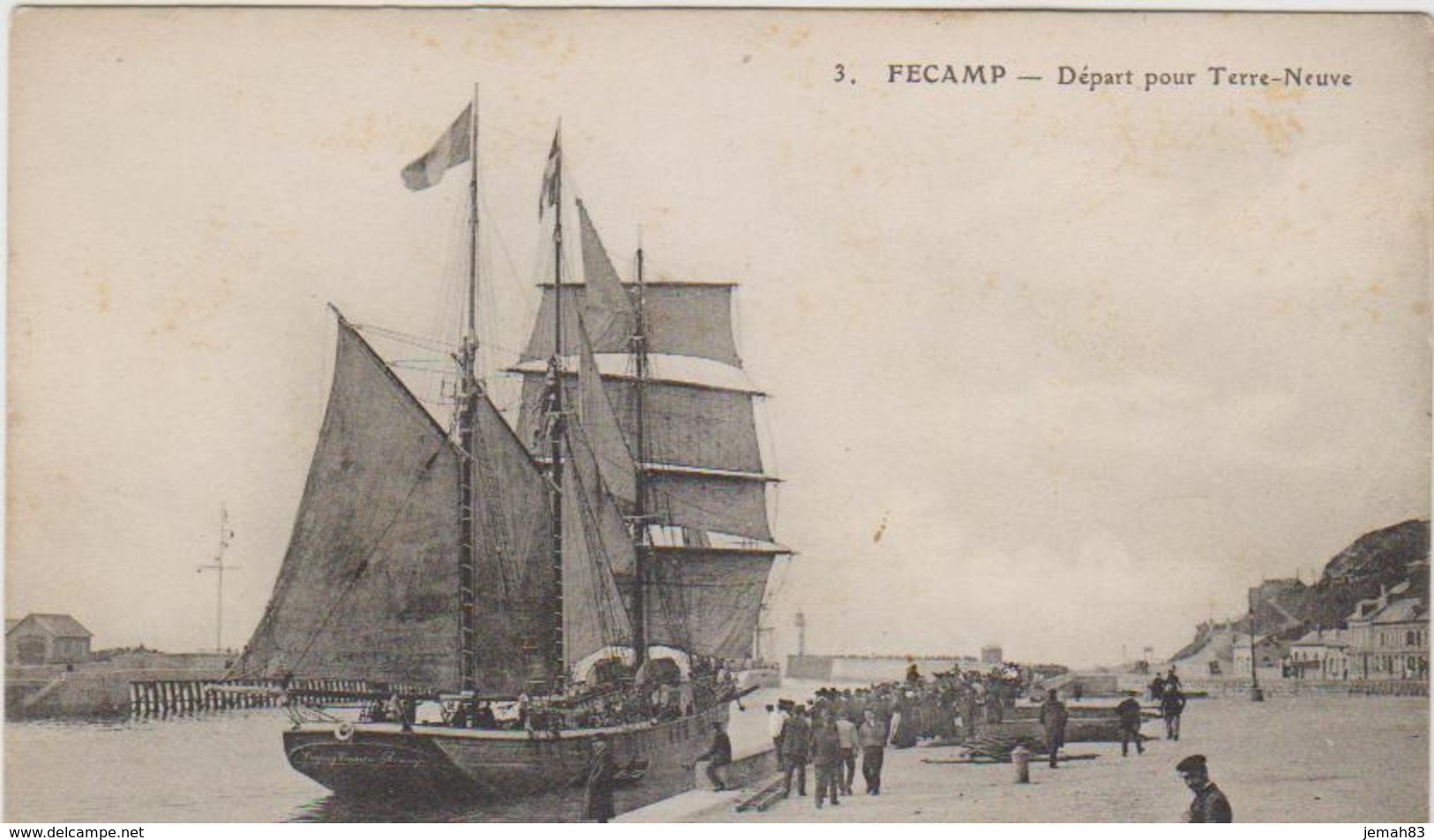 Fecamp Depart Pour Terre Neuve (LOT A27) - Fécamp