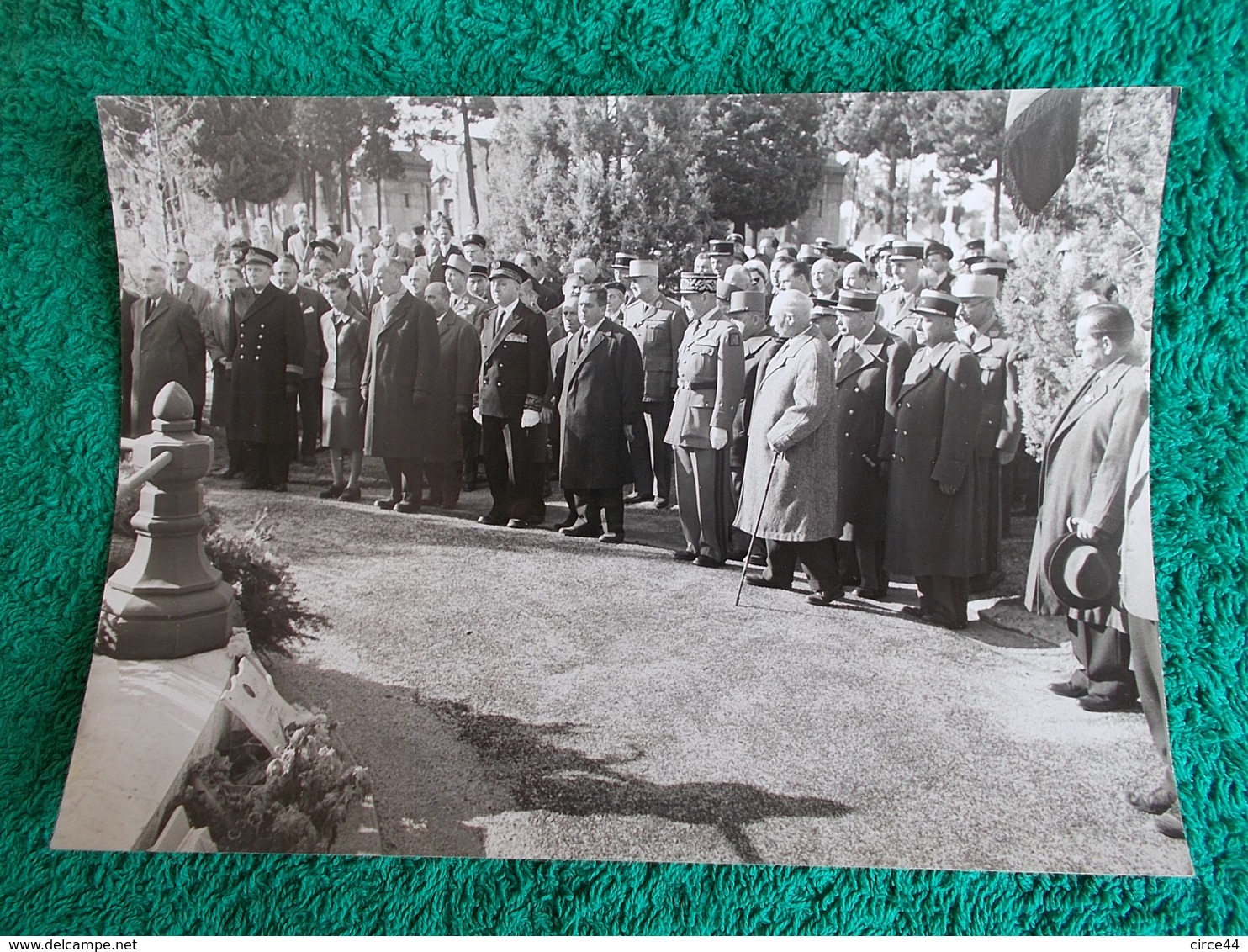 PHOTO ORIGINALE.1960.ANCIENS COMBATTANTS.UNION DES MEDAILLES.SAINT PIERRE CARRE DU SOUVENIR.MARSEILLE. - 1939-45