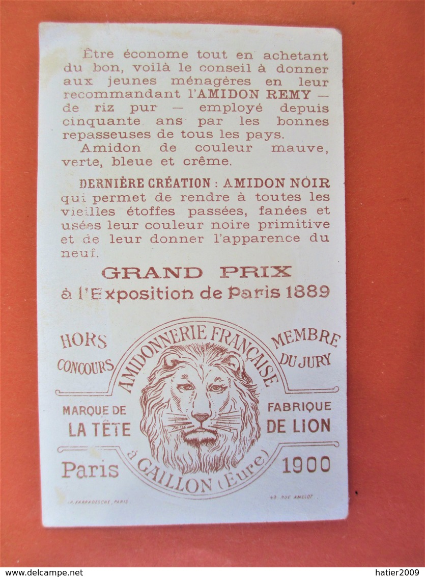 AMIDON REMY LION Belle Chromo N° 16 -Madame Et La Blanchisseuse Repasseuse - TBE - Andere & Zonder Classificatie