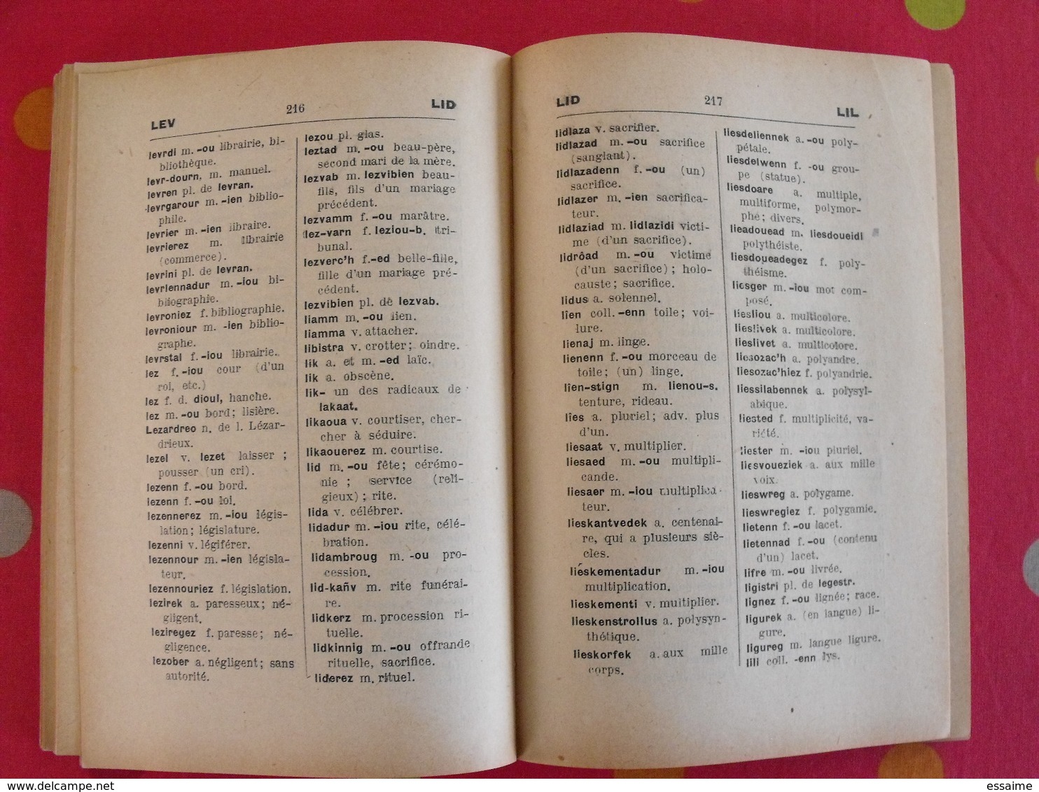 Petit Dictionnaire Pratique Breton-français. R. Hemon. Brest 1928. Brezonek-gallek Geriadurig-dourn. Bretagne - Bretagne