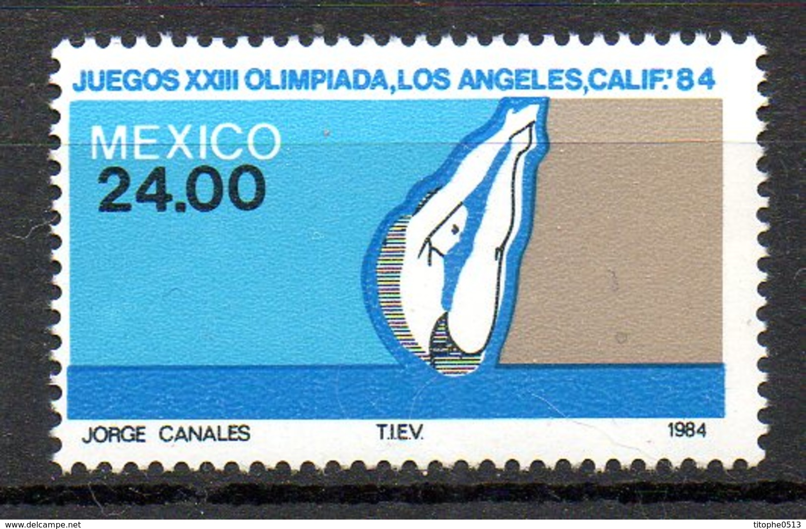 MEXIQUE. N°1049 De 1984 (neuf Sans Charnière : MNH). Plongeon. - Kunst- Und Turmspringen