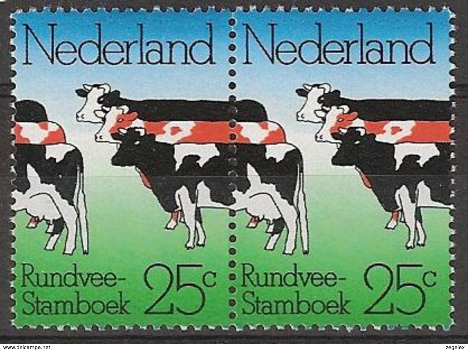 1974 Koetjes Paartje - PAIR NVPH 1052 Postfris/MNH - Neufs