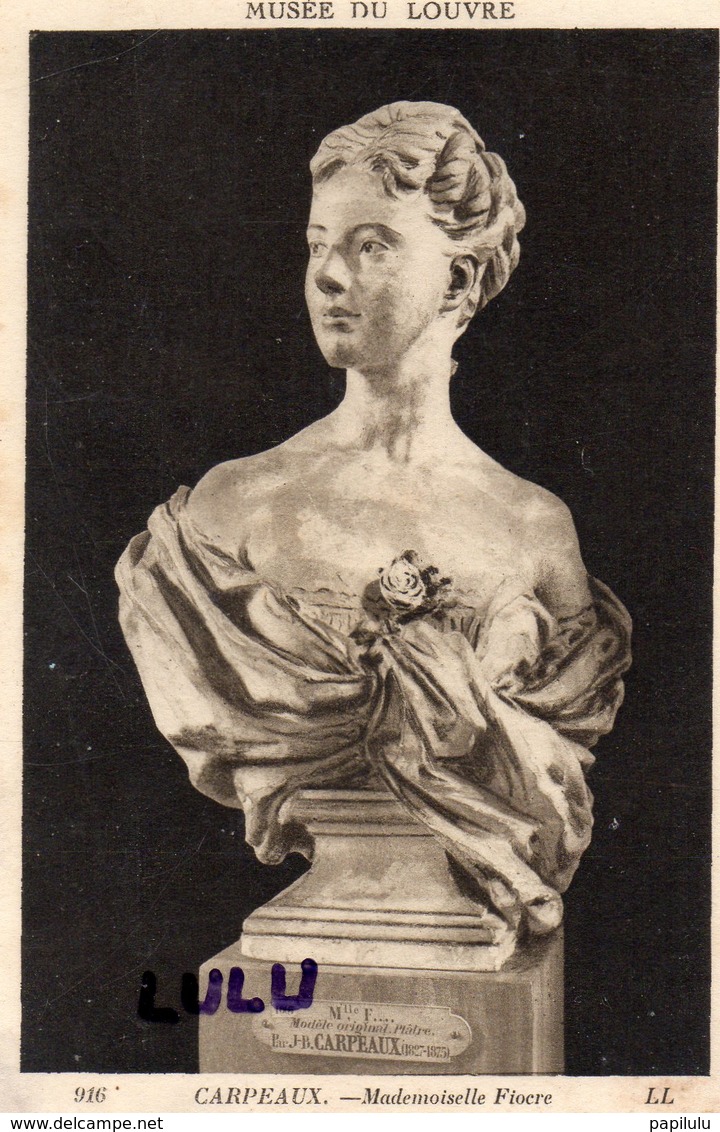 ARTS 154 : Mademoiselle Fiocre Par Carpeaux , Musée Du Louvre : édit. L L N° 916 - Sculptures