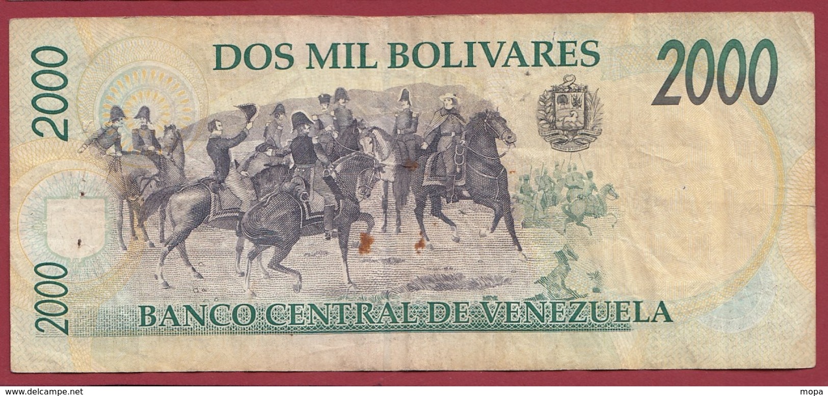 Venezuela 2000 Bolivares Du 16/06/1997 Dans L 'état - Venezuela