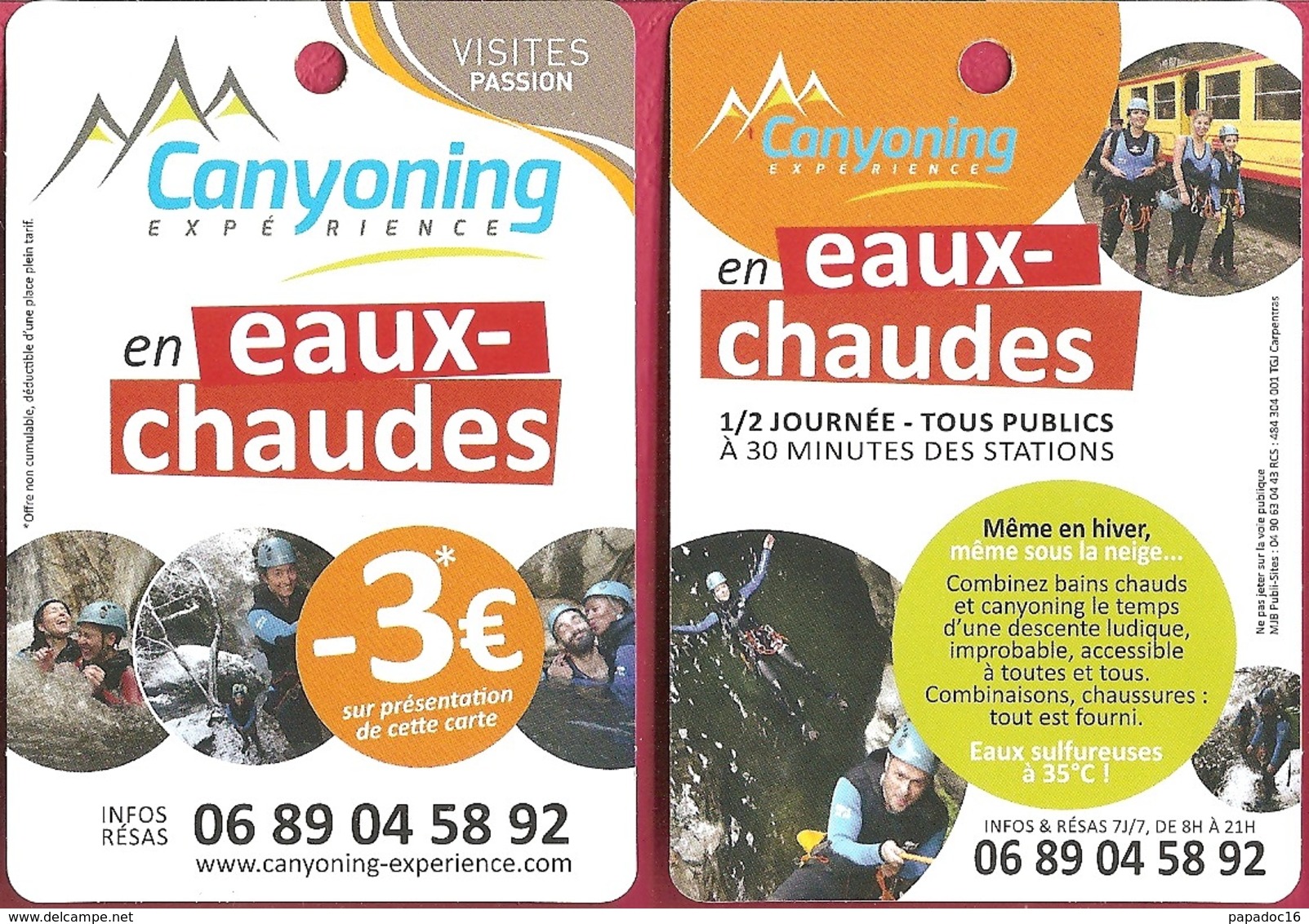 Fiche Touristique Visites Passion - Canyoning En Eaux-chaudes - Estavar [66] - Other & Unclassified