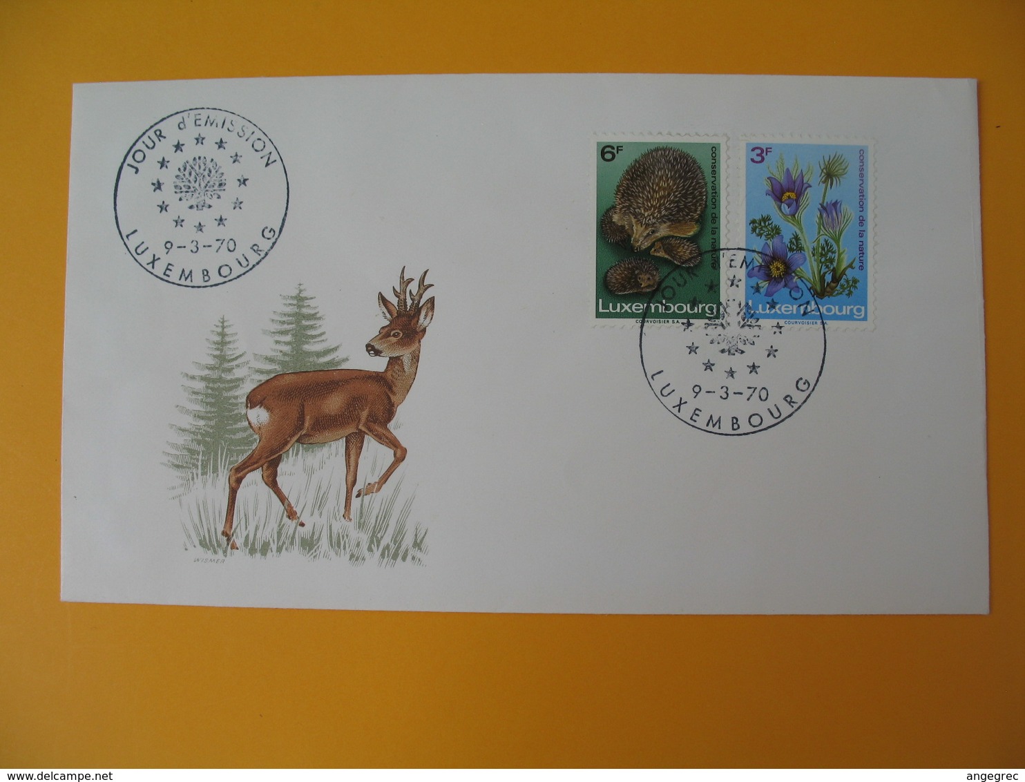 ​​​​​​​FDC Luxembourg   1970  Conservation De La Nature  N° 754 Et 755 - FDC