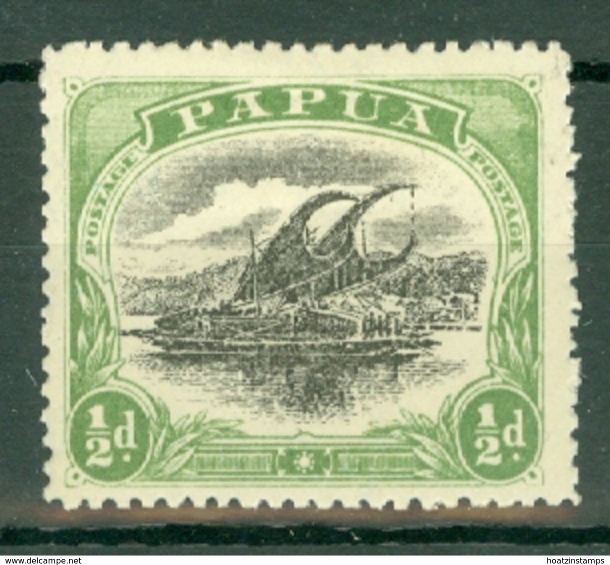 British New Guinea: 1910/11   Lakatoi    SG75     ½d   MH - Papua New Guinea