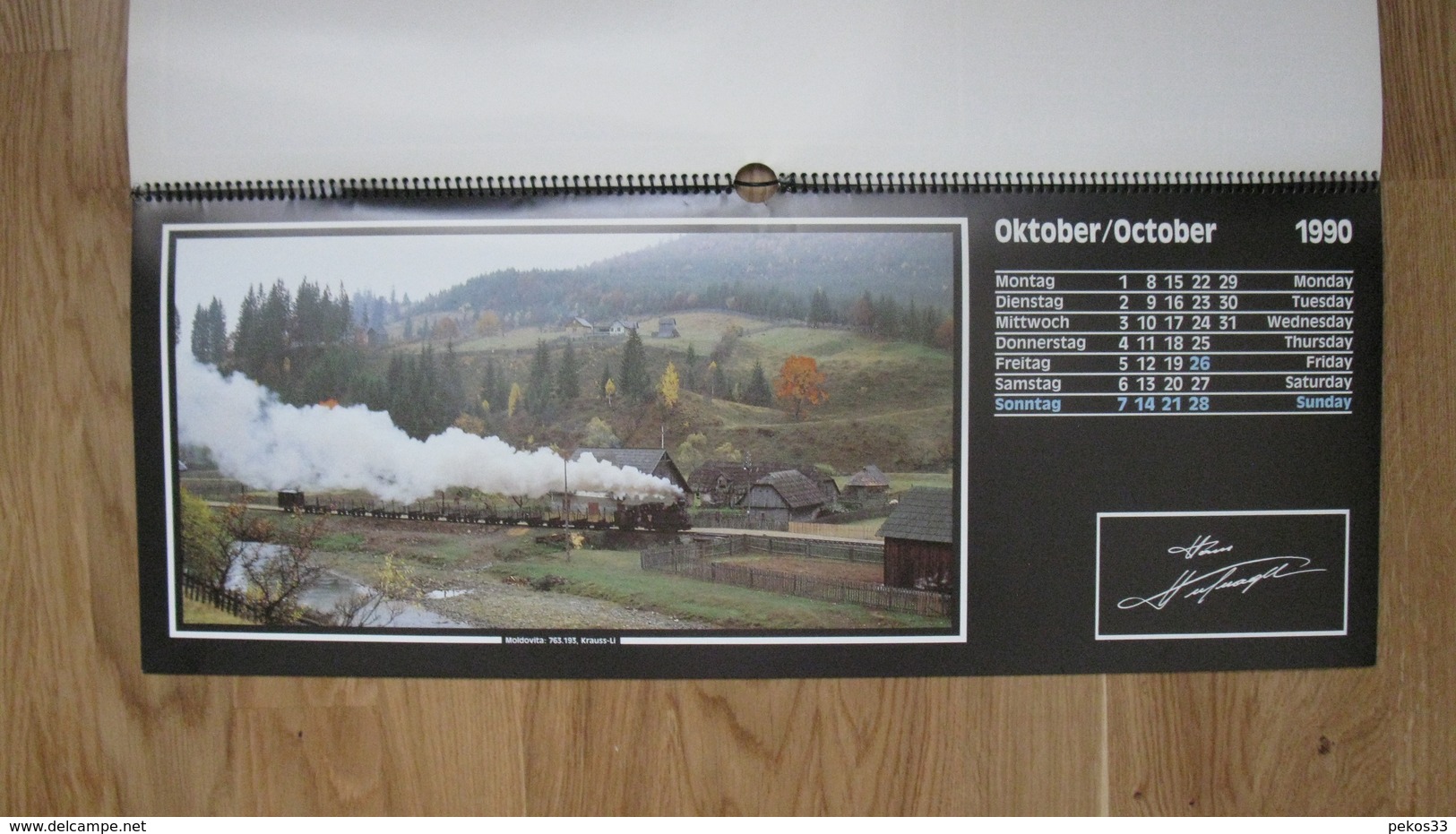 Kalender- Eisenbahn - Tamaño Grande : 1981-90