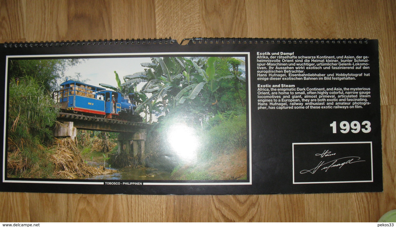 Kalender  - Eisenbahn - Grossformat : 1991-00