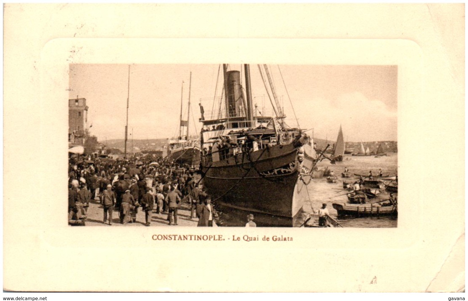 CONSTANTINOPLE - Le Quai De Galata - Turchia