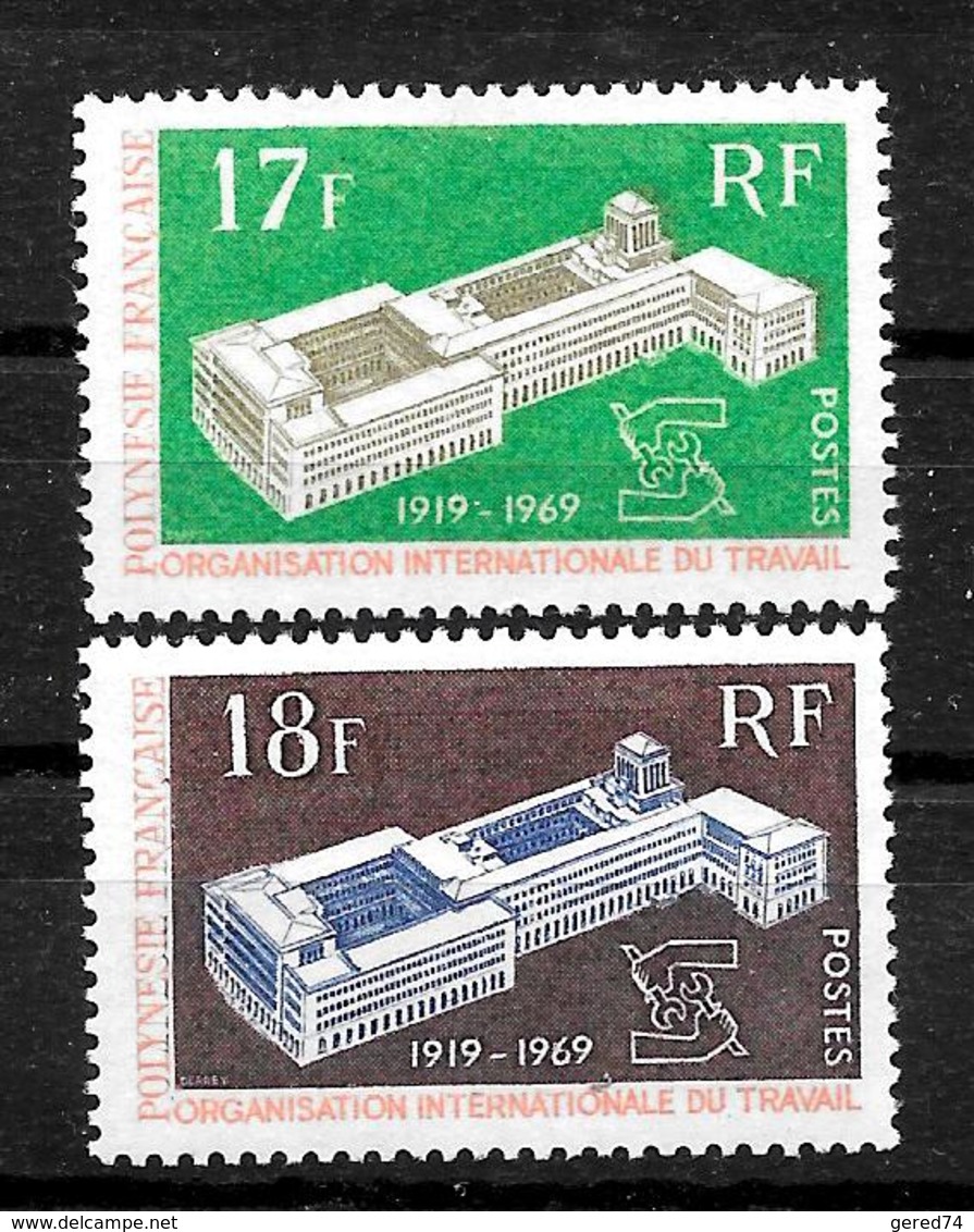 POLYNESIE  ToM :  "O.I.T"  N° 70/71  N** .. Cote : 25,40 € - Unused Stamps