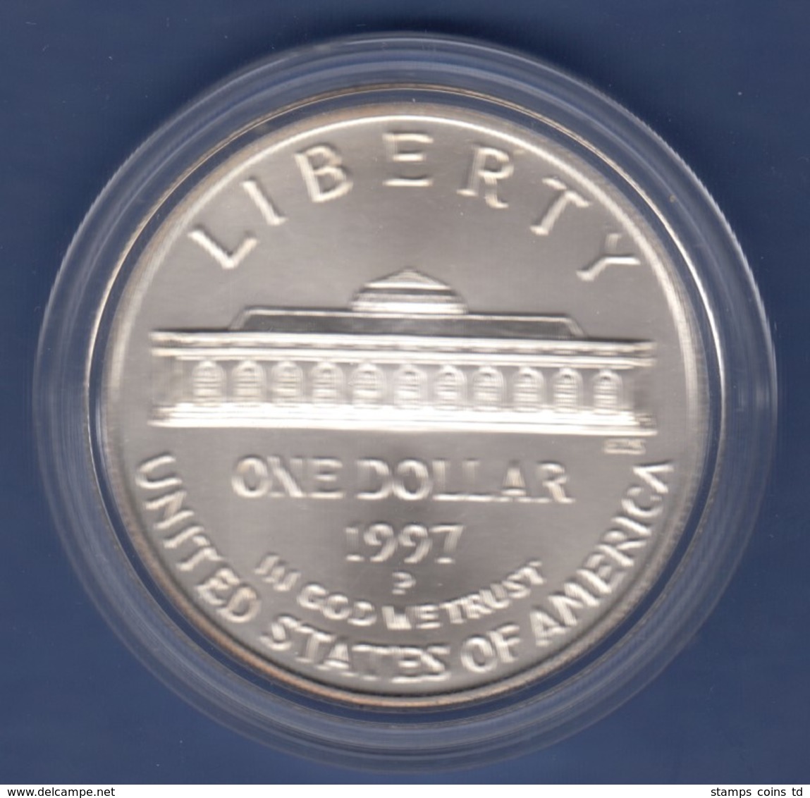 USA 1994 1$ Silber-Gedenkmünze Botanischer Garten MS / Stg - Sonstige & Ohne Zuordnung
