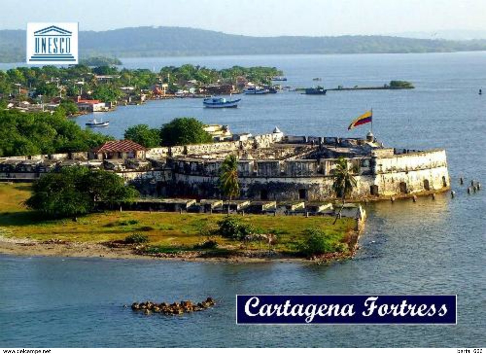 Colombia Cartagena Fortress UNESCO New Postcard Kolumbien AK - Kolumbien