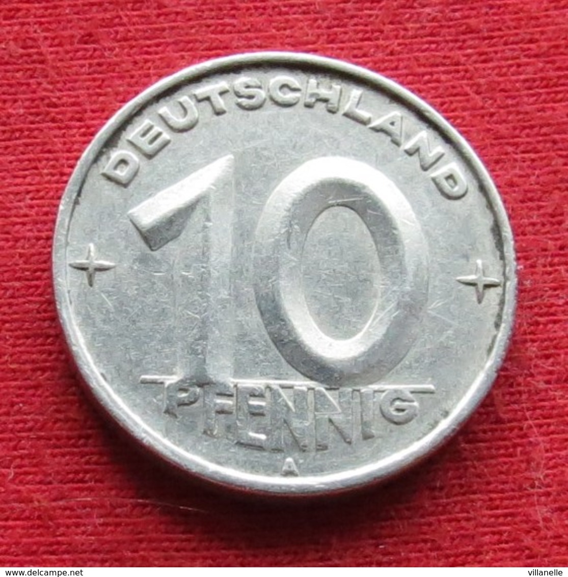 Germany 10 Pfennig 1952 KM# 7  German-Democratic Republic  Alemanha Oriental DDR RDA Alemania Allemagne - Other & Unclassified