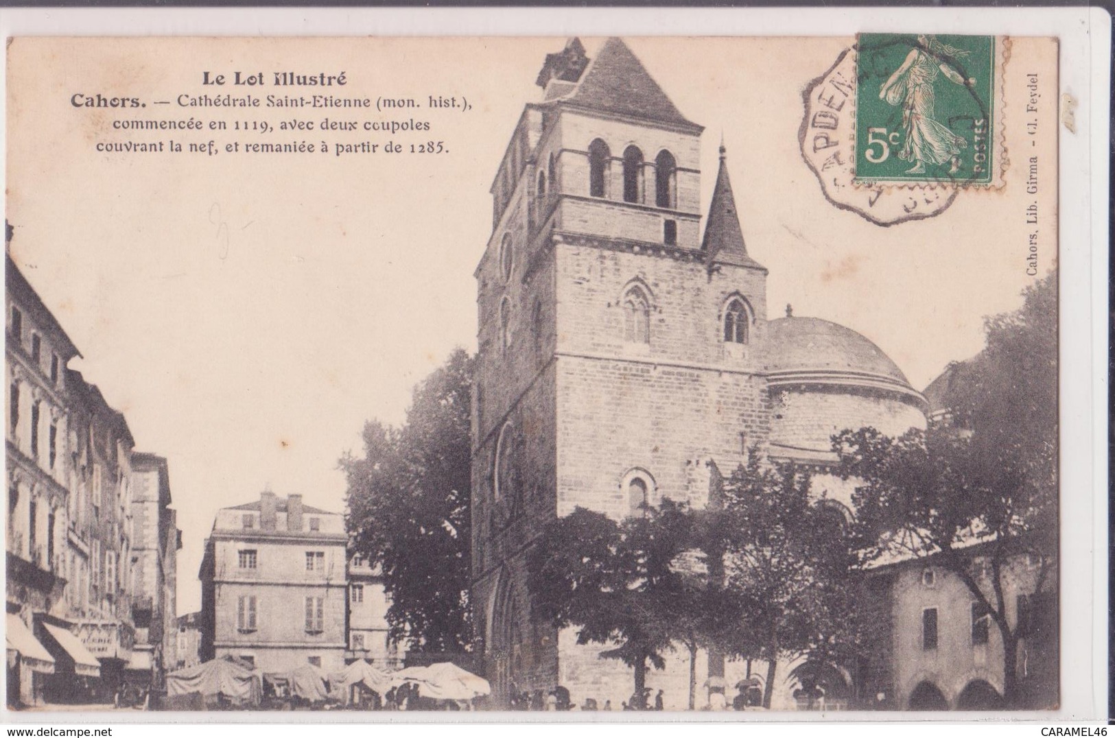 CPA -  CAHORS - Cathédrale St étienne - Cahors