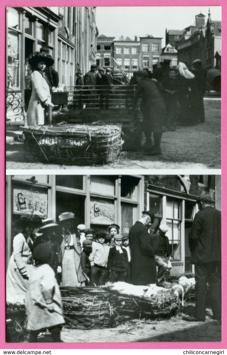 Zo Was Dordrecht - Varkenmarkt 1911 - Double Vues - Animée - Edit SPARO - KOOS VERSTEEG - Dordrecht