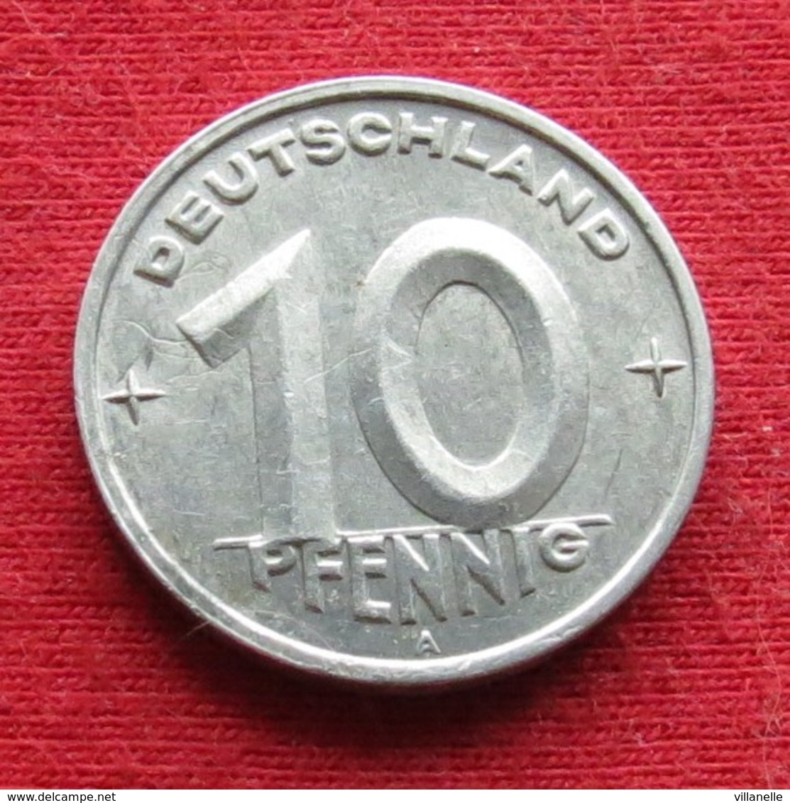 Germany 10 Pfennig 1949 KM# 3  German-Democratic Republic  Alemanha Oriental DDR RDA Alemania Allemagne - Andere & Zonder Classificatie
