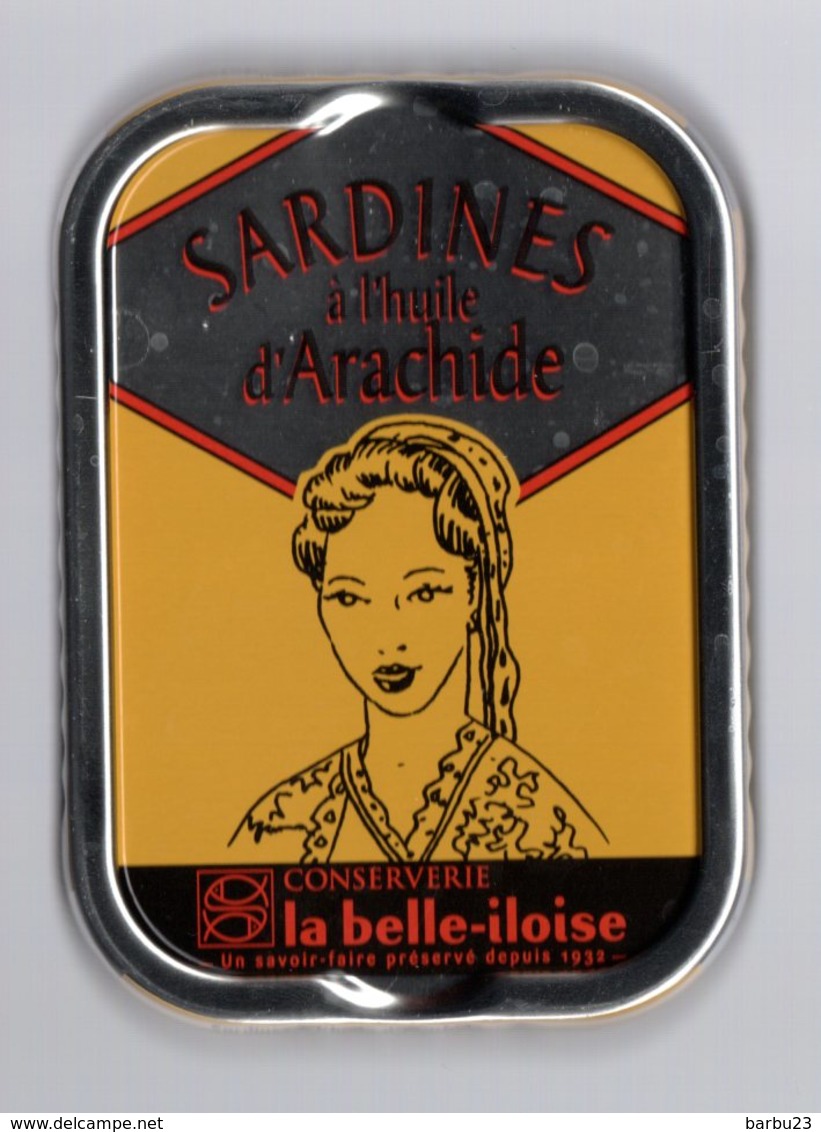 Puxisardinophilie - Boite à Sardines (vide) Huile D'arachide La Belle-iloise - Autres & Non Classés