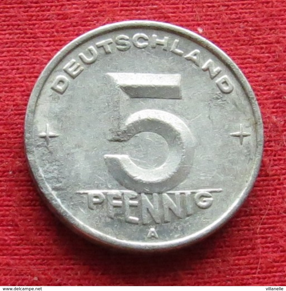 Germany 5 Pfennig 1950 KM# 2  German-Democratic Republic  Alemanha Oriental DDR RDA Alemania Allemagne - Andere & Zonder Classificatie