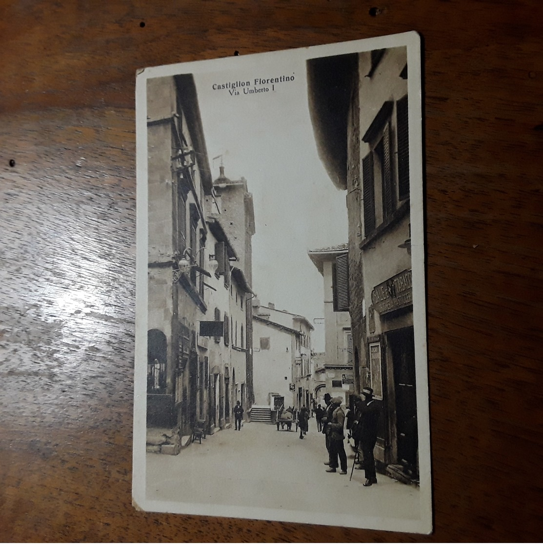 Cartolina Postale 1936, Castiglion Fiorentino Via Umberto I - Arezzo