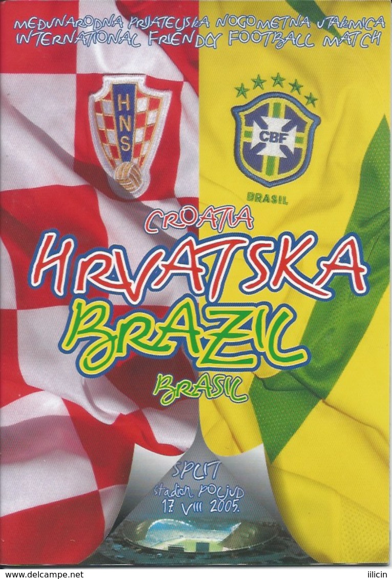 Sport Programme PR000066 - Football (Soccer Calcio): Croatia Vs Brazil 2005-08-17 - Programs
