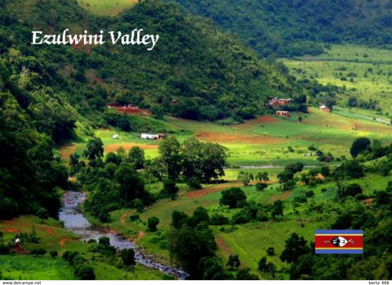 Swaziland Eswatini Ezulwini Valley New Postcard Swasiland AK - Swasiland