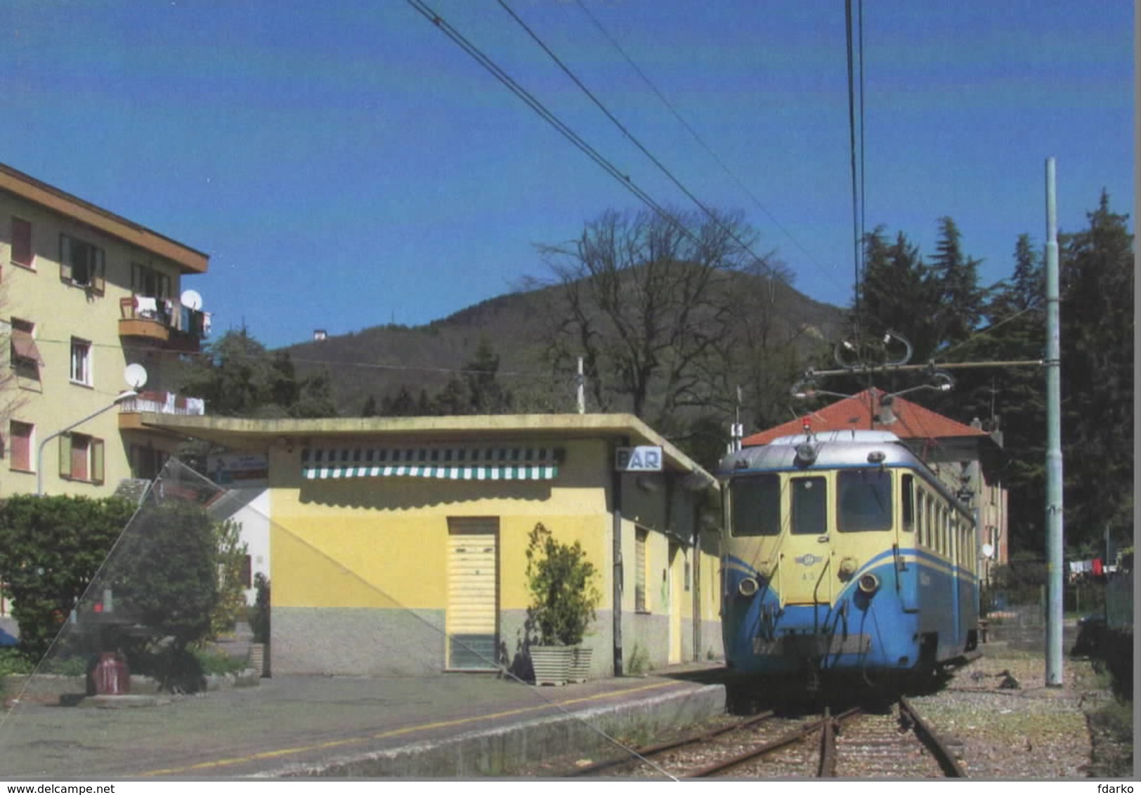 435 FGC A5 TIBB Località Caselle Paese Genova Railroad Tunel Trein Railways Treni - Stazioni Con Treni