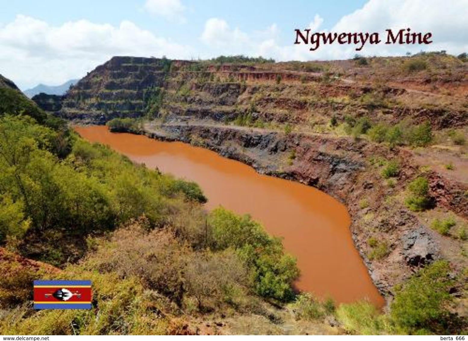 Swaziland Eswatini Ngwenya Mine New Postcard Swasiland AK - Swasiland